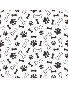 Sello textura Huesos y Huellas para fondant 2