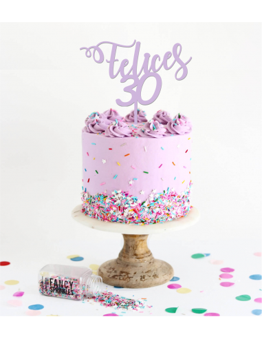 Topper Cake felices edad