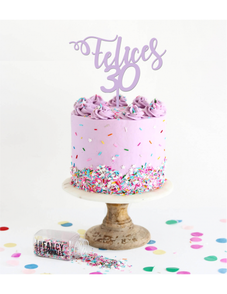 Topper Cake felices edad