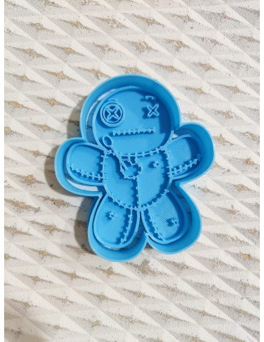 Cortador con marcador Muñeco Vudú