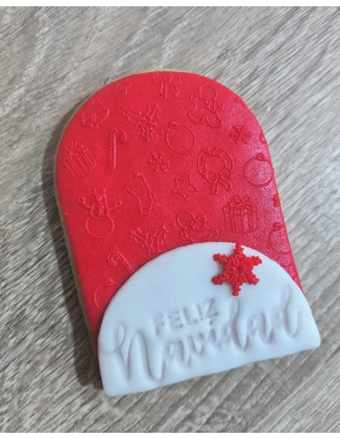 Sello Dibujos Navidad para fondant