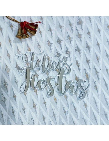 Felices Fiestas acrílico