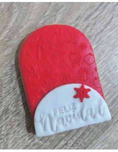 Marcador Feliz Navidad para fondant 2