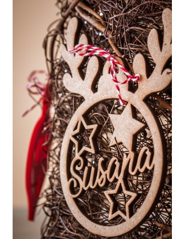 Adornos Renos para el Árbol personalizados