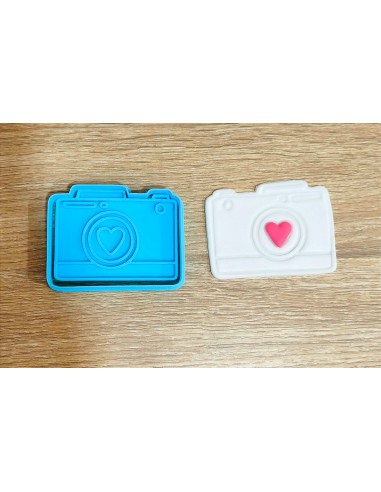 Cortador para galletas Cámara de Fotos con Corazón